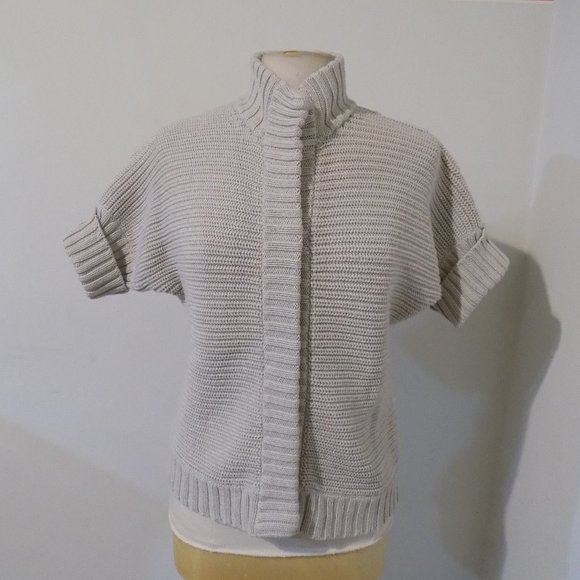 Banana Republic Sweaters - BANANA REPUBLIC Cream Thick Cardigan Sweater, S